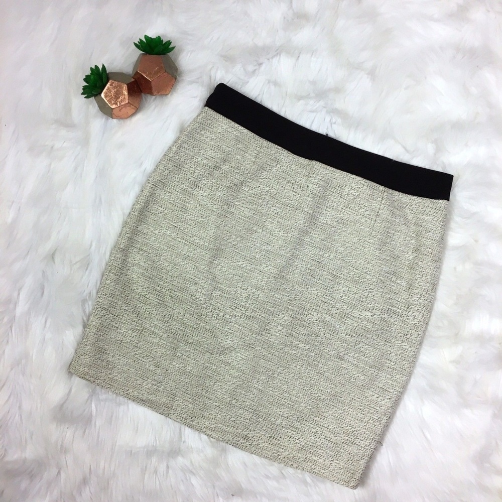 Banana Republic Woven Tweed Pencil Skirt